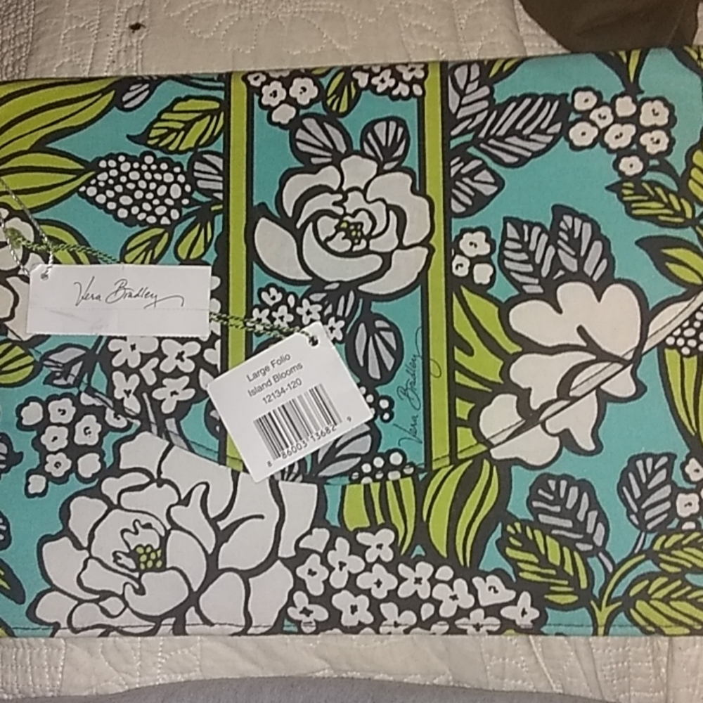 Island blooms large folio by Vera Bradley